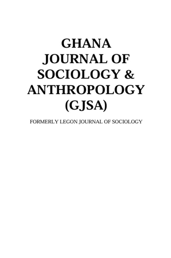 Ghana Journal of Sociology & Anthropology cover no date