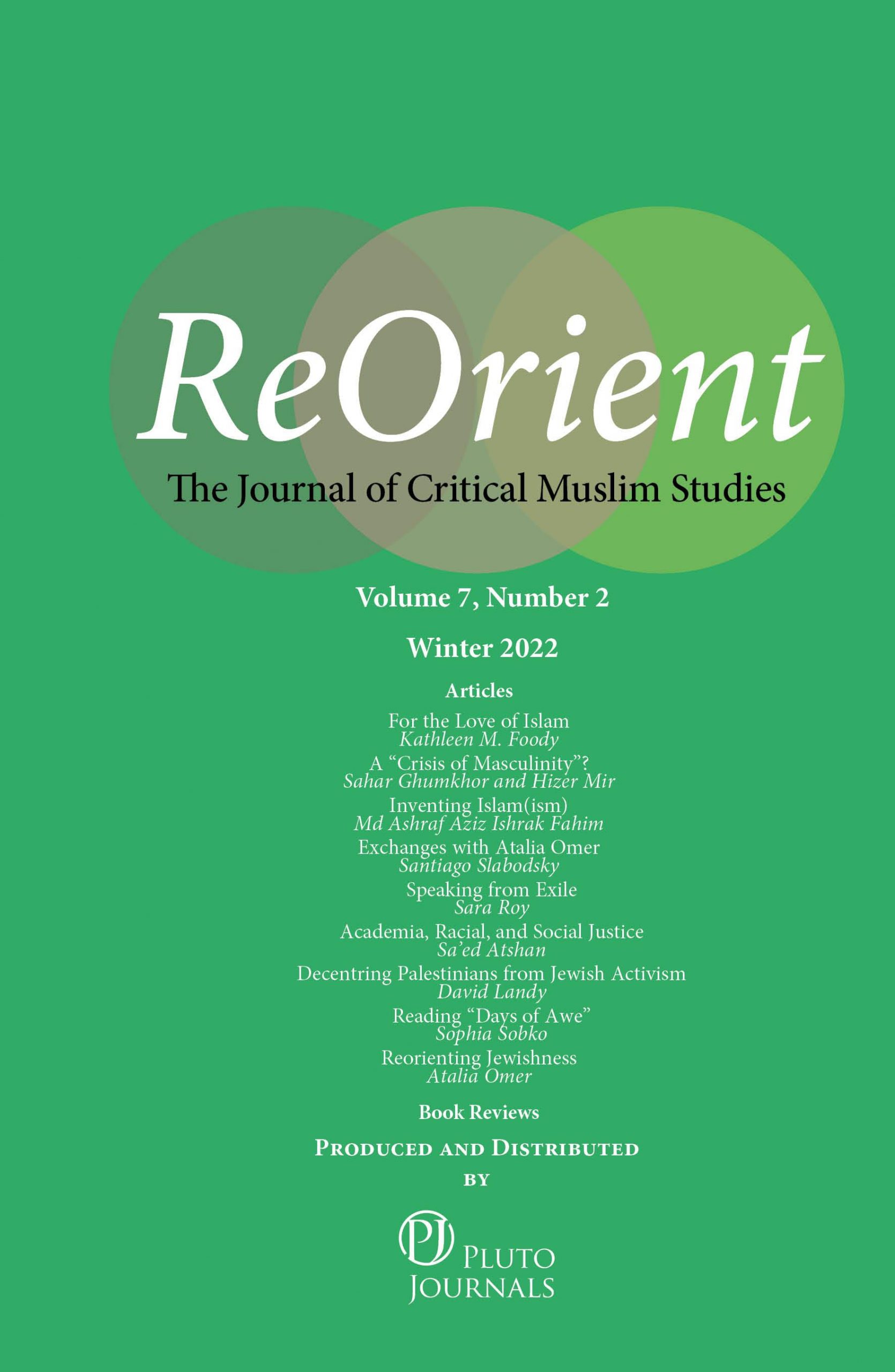 ReOrient volume 7 issue 2 front matter