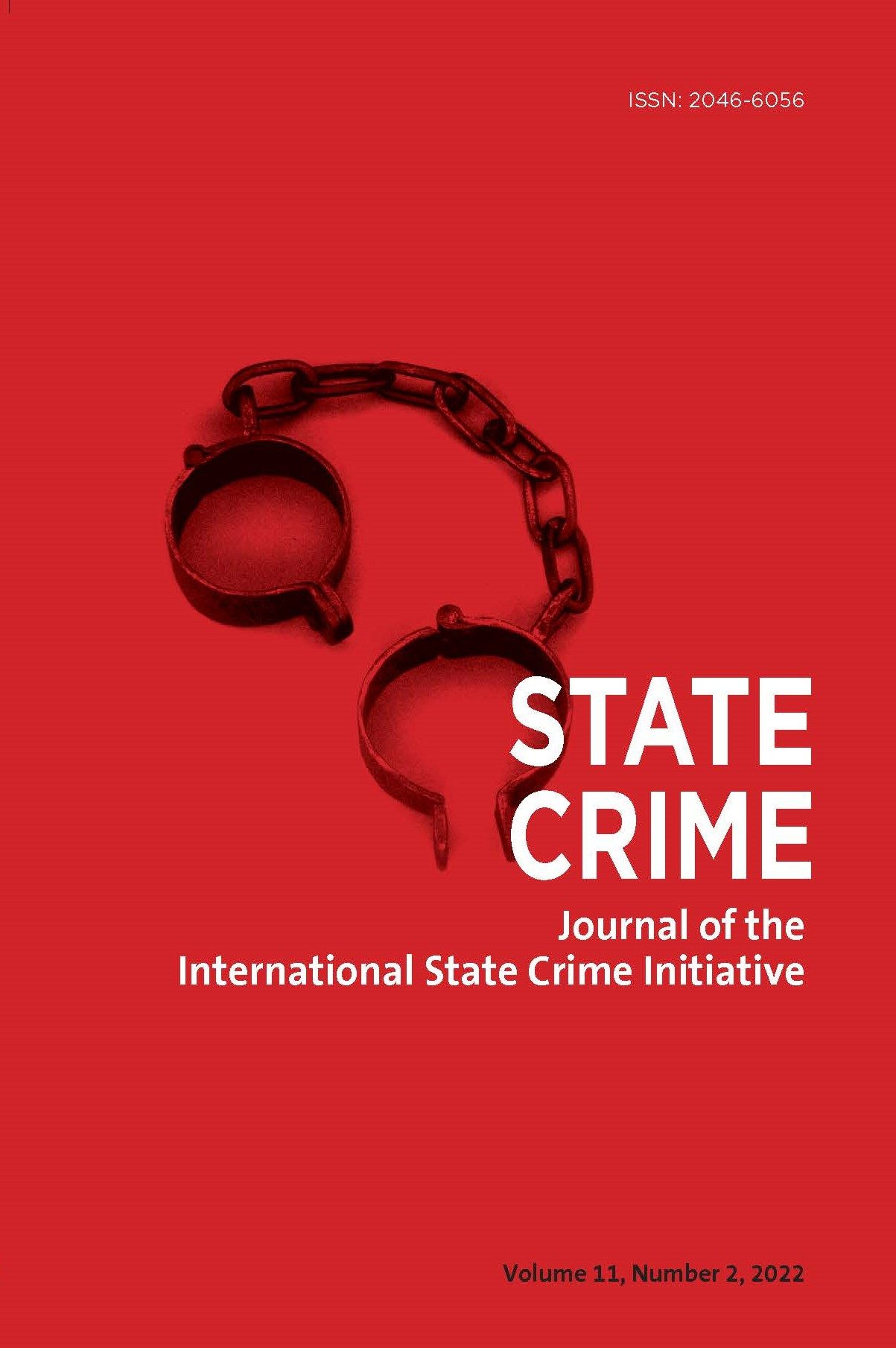 State Crime Journal Volume 11 Issue 2 Front Cover