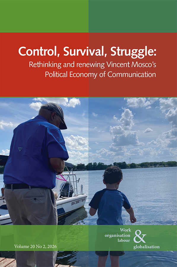 Work Organisation, Labour & Globalisation Volume 20, Issue 2 cover image