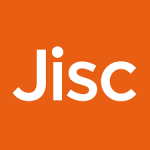 An orange square with 'Jisc' written in white in the middle.