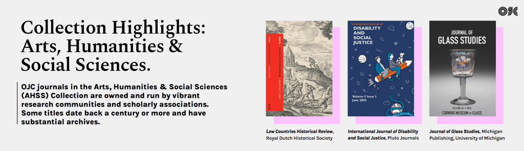 Open Journals Collective (OJC) banner